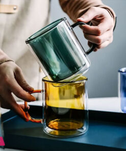 Neon Color Glass Double Wall Mug - Image 2