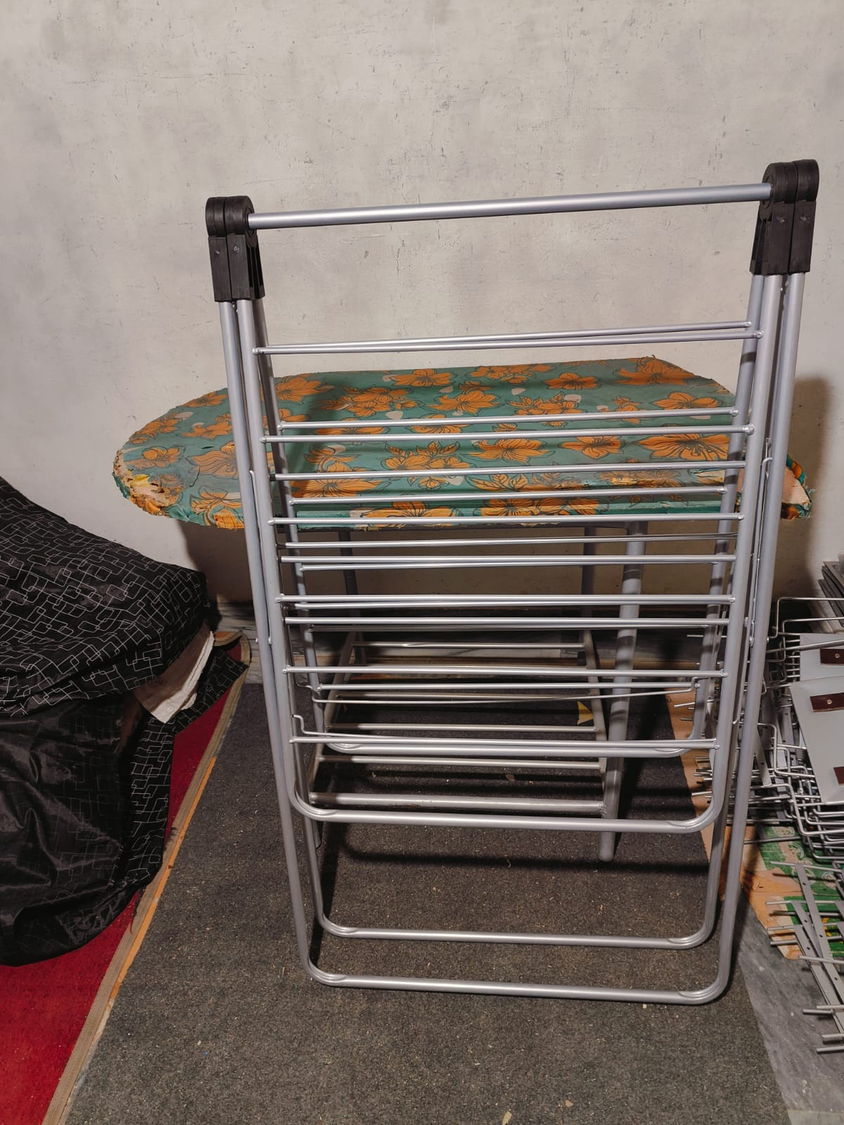 New Foldable Clothes Hanger Dryer Stainless Steel Standing Hanger Gament Drying Rack