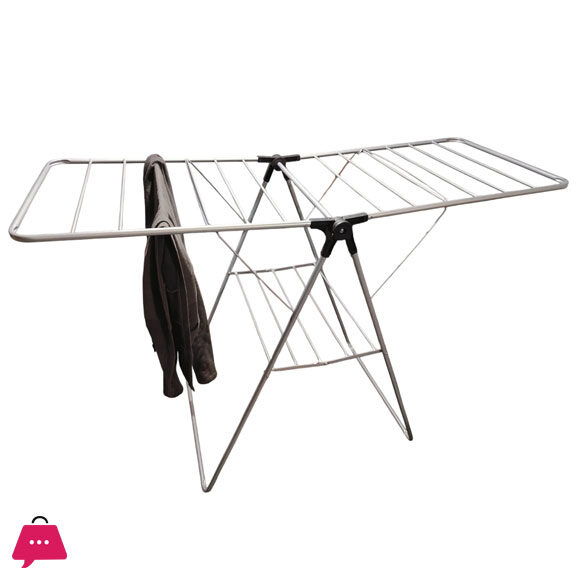 New Foldable Clothes Hanger Dryer Stainless Steel Standing Hanger Gament Drying Rack