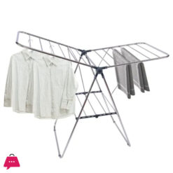 New Foldable Clothes Hanger Dryer Stainless Steel Standing Hanger Gament Drying Rack