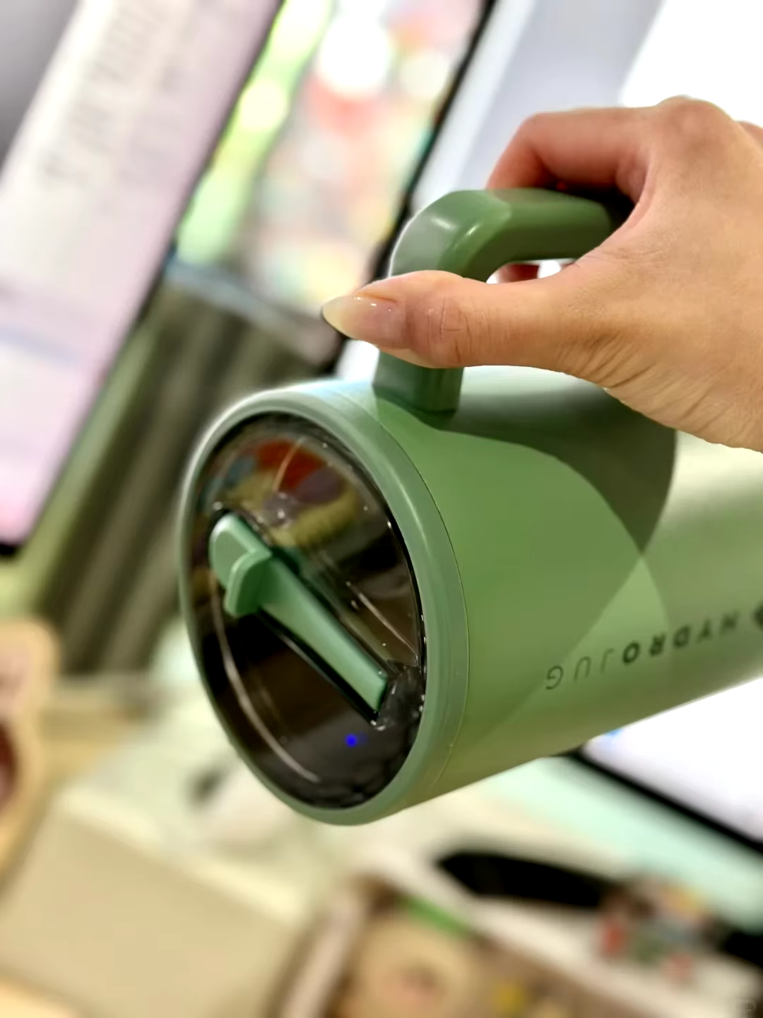 Sale Price Hydro Jug Tumbler With Handle Straw Lid Stainless Steel Vacuum Insulated Car Mug 32Oz