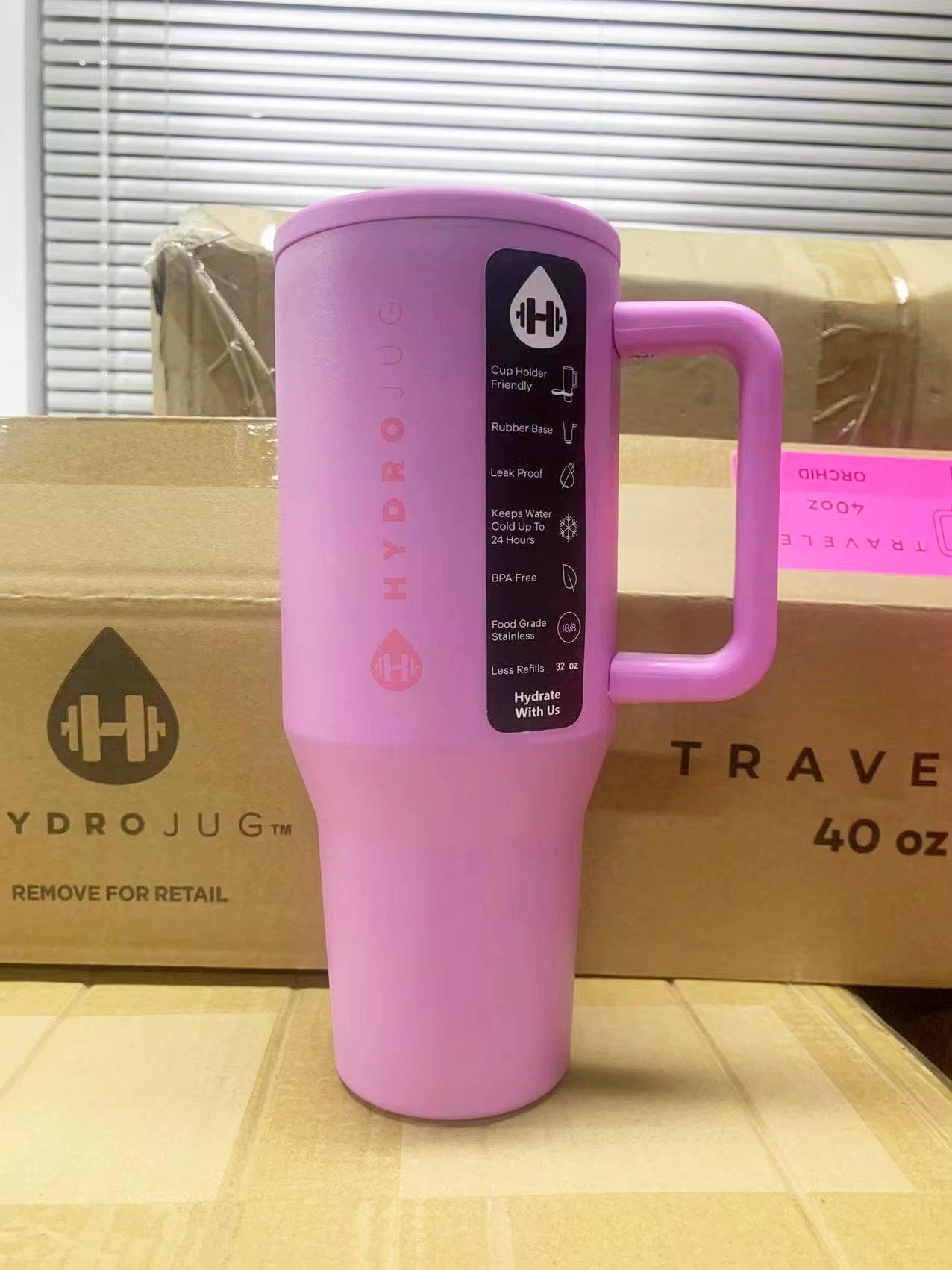 Sale Price Hydro Jug Tumbler With Handle Straw Lid Stainless Steel Vacuum Insulated Car Mug 32Oz