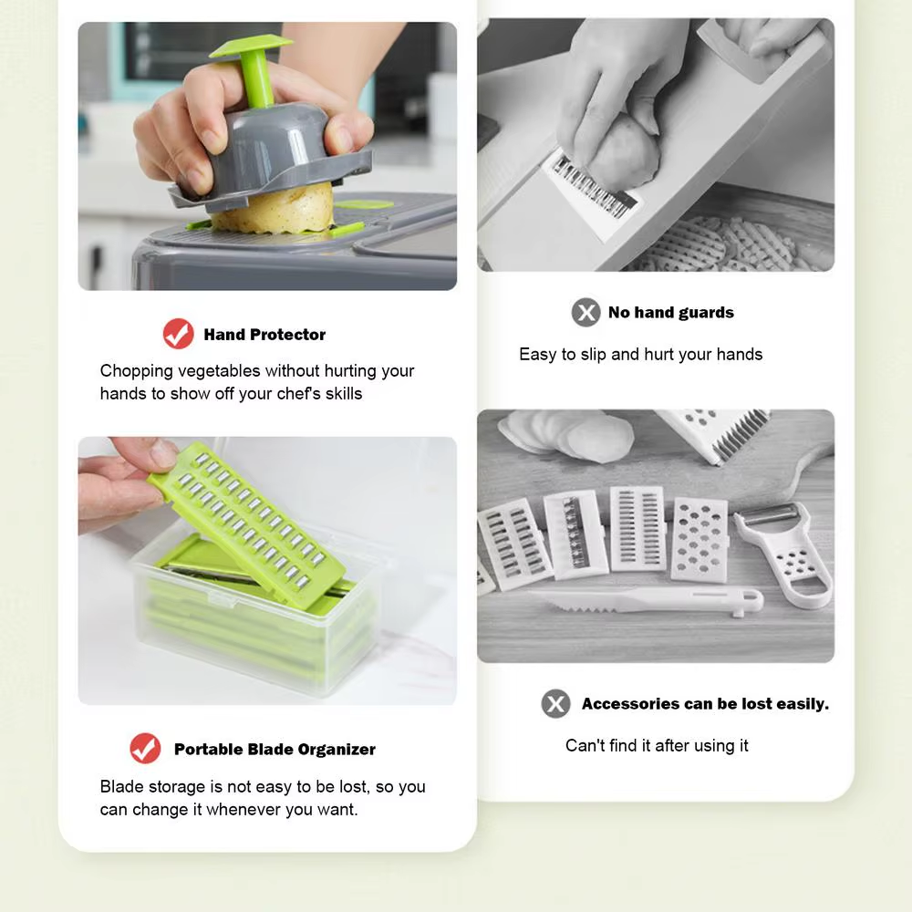 Onion Chopper Onion Food Slicer Chopper Kitchen Vegetable Spiralizer And Veggie Slicer For Onion Cucumber Potatoes Tomato