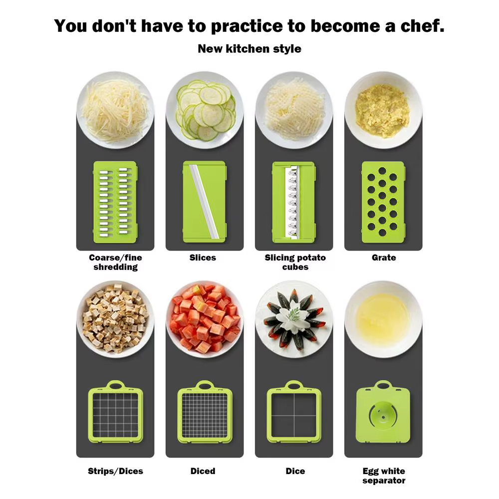 Onion Chopper Onion Food Slicer Chopper Kitchen Vegetable Spiralizer And Veggie Slicer For Onion Cucumber Potatoes Tomato