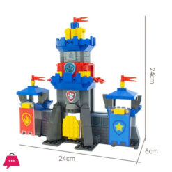 Paw Patrol Building Blocks Toys Rescue Knight Series Pullback Car Watchtower Rescue Base Command Center Lookout Tower Kids Gifts