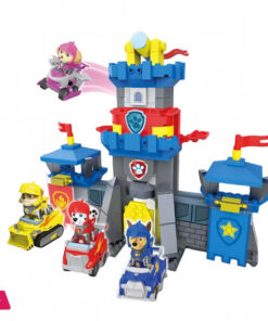 Paw Patrol Building Blocks Toys Rescue Knight Series Pullback Car Watchtower Rescue Base Command Center Lookout Tower Kids Gifts - Image 5