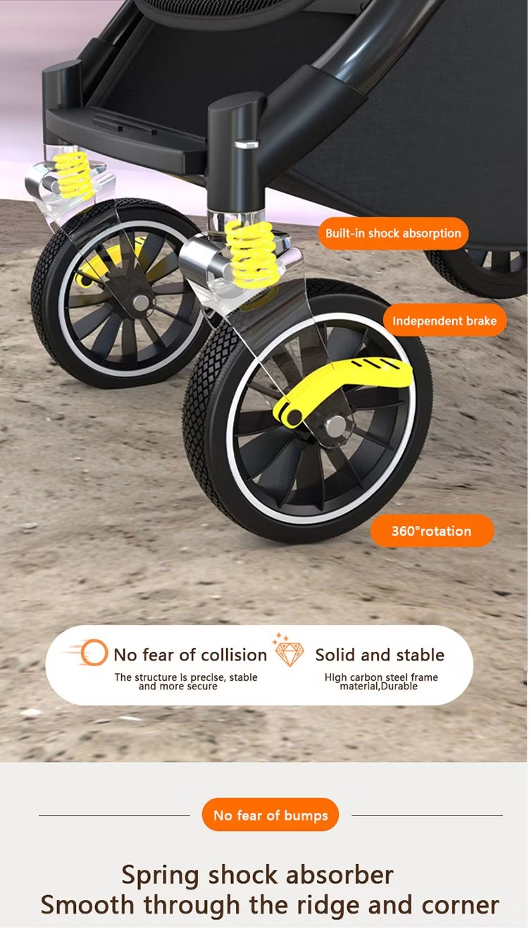 Popypapa Baby Stroller With Reversible Handle C3