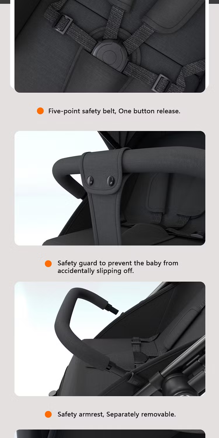 Popypapa Baby Stroller With Reversible Handle C3