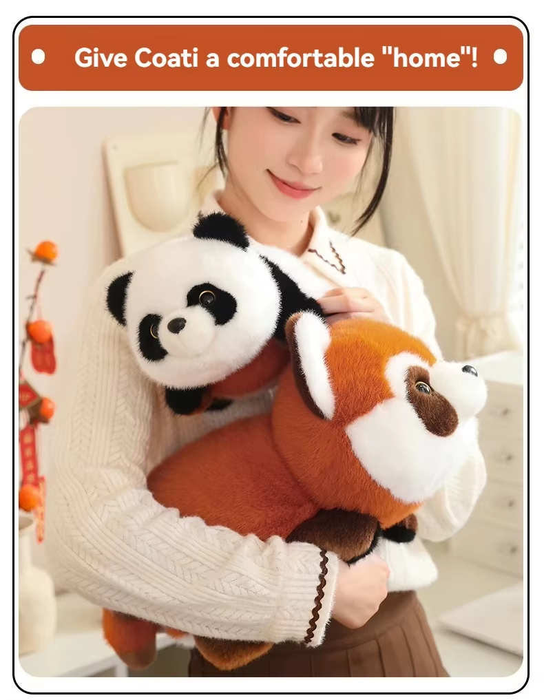 Reversible Flip Panda Flip Raccoon Toy Transform Panda Soft Pillow Children Gifts 21 Reversible Flip Panda Flip Raccoon Toy Transform Panda Soft Pillow Children Gifts