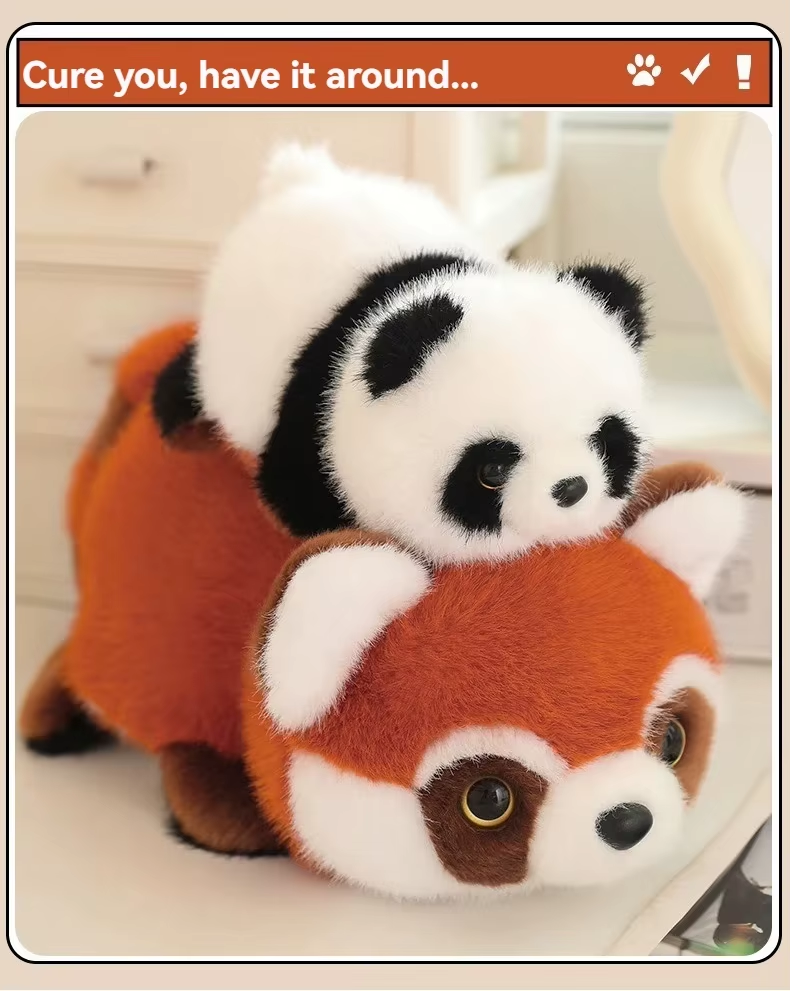 Reversible Flip Panda Flip Raccoon Toy Transform Panda Soft Pillow Children Gifts 14 Reversible Flip Panda Flip Raccoon Toy Transform Panda Soft Pillow Children Gifts