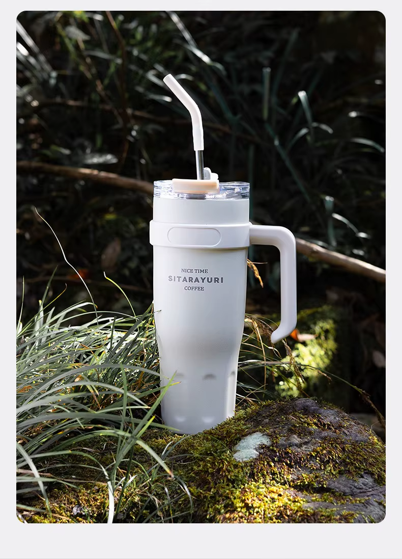 Sitarayuri Large Capacity Luxury Thermos With Handle And Straw - Stylish Stainless Steel Vacuum Flask For Work And Travel 15 Sitarayuri Large Capacity Luxury Thermos With Handle And Straw - Stylish Stainless Steel Vacuum Flask For Work And Travel