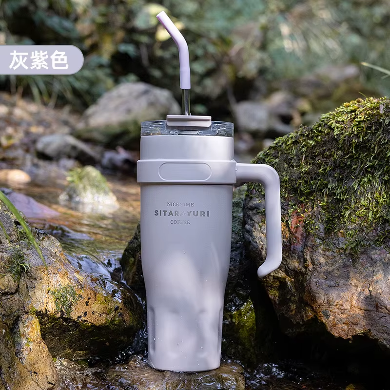 Sitarayuri Large Capacity Luxury Thermos With Handle And Straw - Stylish Stainless Steel Vacuum Flask For Work And Travel 25 Sitarayuri Large Capacity Luxury Thermos With Handle And Straw - Stylish Stainless Steel Vacuum Flask For Work And Travel