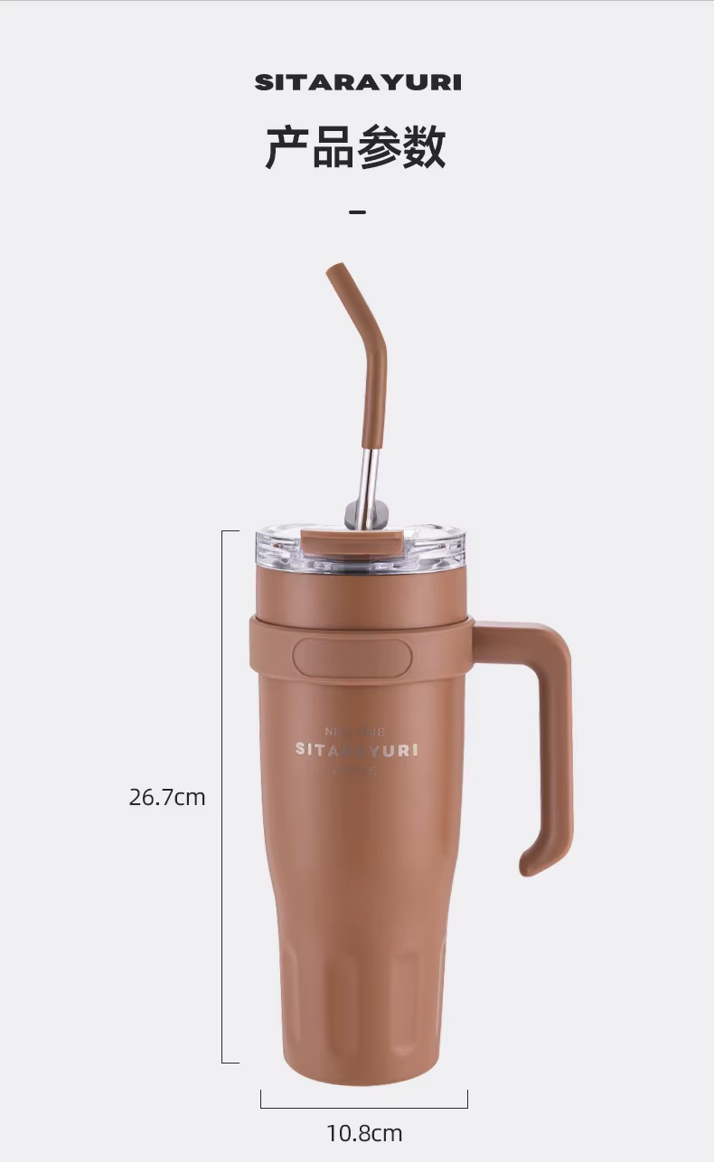 Sitarayuri Large Capacity Luxury Thermos With Handle And Straw - Stylish Stainless Steel Vacuum Flask For Work And Travel 28 Sitarayuri Large Capacity Luxury Thermos With Handle And Straw - Stylish Stainless Steel Vacuum Flask For Work And Travel