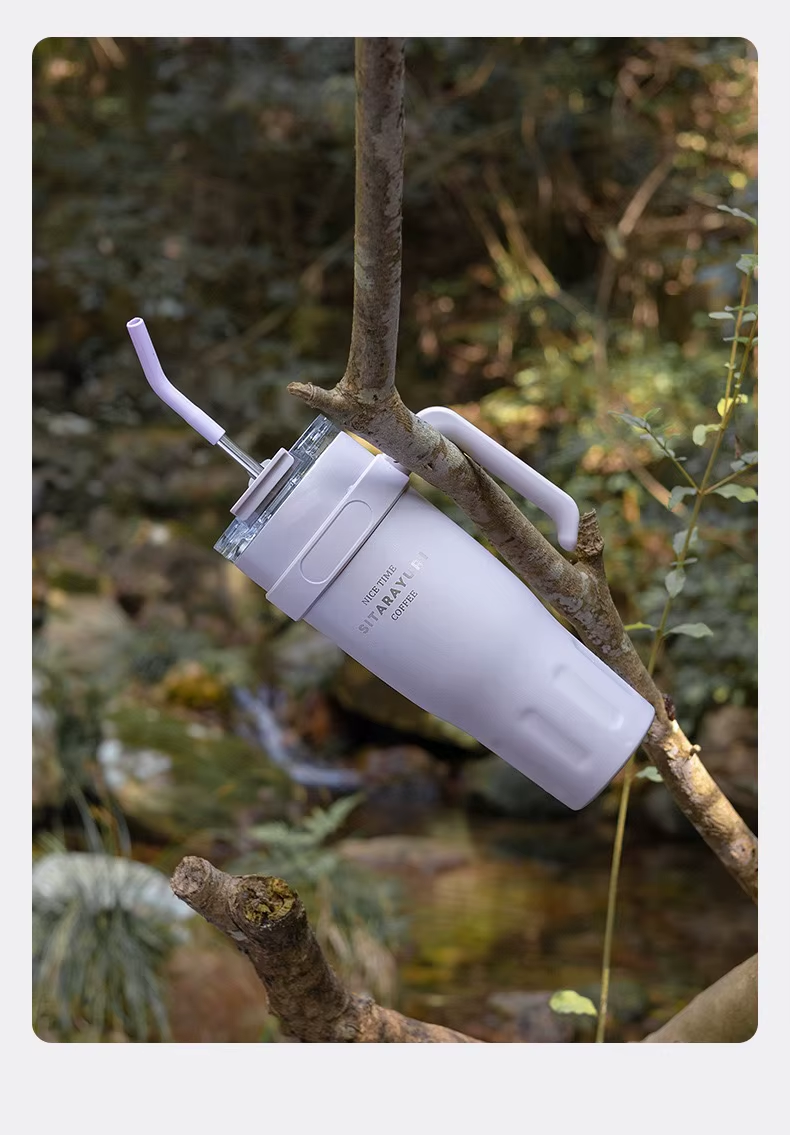 Sitarayuri Large Capacity Luxury Thermos With Handle And Straw - Stylish Stainless Steel Vacuum Flask For Work And Travel 18 Sitarayuri Large Capacity Luxury Thermos With Handle And Straw - Stylish Stainless Steel Vacuum Flask For Work And Travel