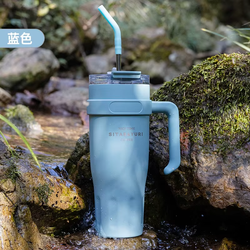 Sitarayuri Large Capacity Luxury Thermos With Handle And Straw - Stylish Stainless Steel Vacuum Flask For Work And Travel 21 Sitarayuri Large Capacity Luxury Thermos With Handle And Straw - Stylish Stainless Steel Vacuum Flask For Work And Travel