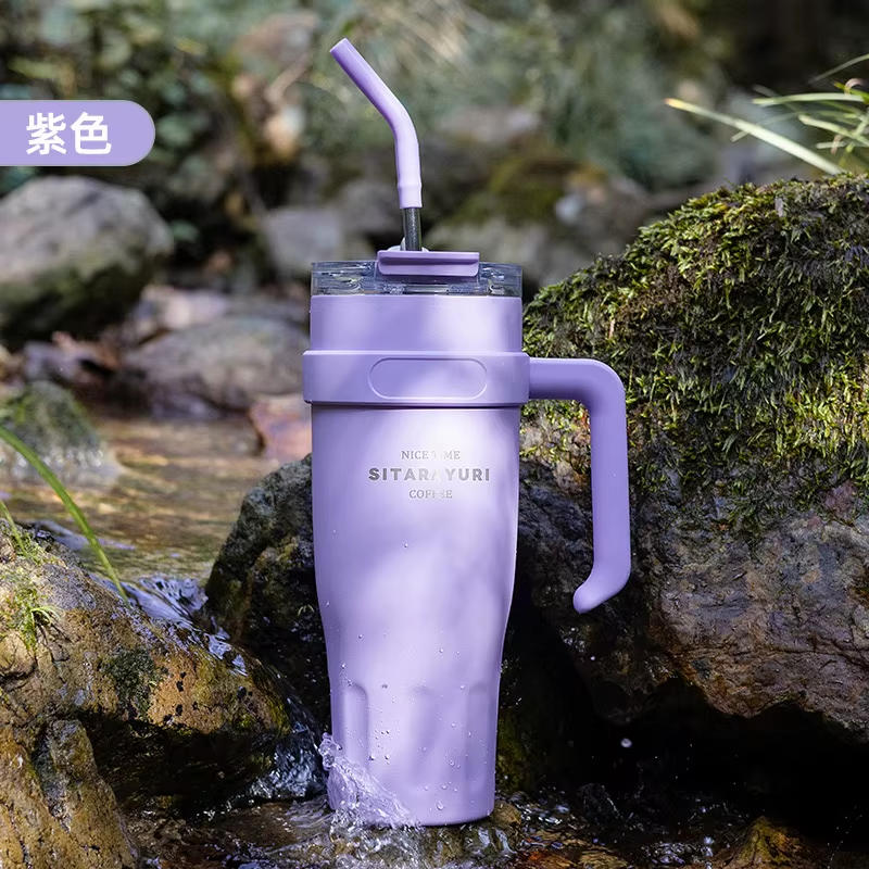 Sitarayuri Large Capacity Luxury Thermos With Handle And Straw - Stylish Stainless Steel Vacuum Flask For Work And Travel 22 Sitarayuri Large Capacity Luxury Thermos With Handle And Straw - Stylish Stainless Steel Vacuum Flask For Work And Travel