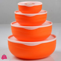 Splash Plastic Cap Bowl Set Of 4