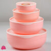 Splash Plastic Cap Bowl Set Of 4
