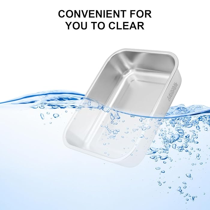 Stainless Steel Food Containers With Lids Snack Containers Leak Proof (600Ml+1000Ml+1400Ml)