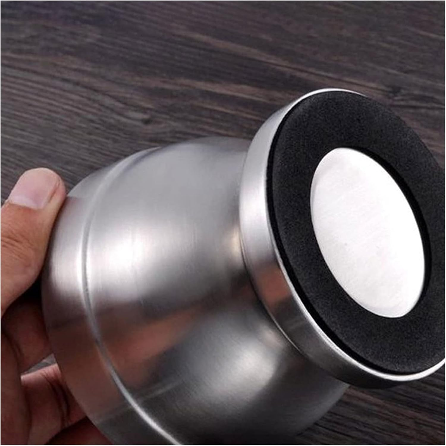 Stainless Steel Mortar Pestle Set Garlic Spice Grinder Pharmacy Herbs Bowl Crusher Kitchen Tool