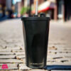 Starbucks Tumbler With Straw And Lid Stainless Steel Mug Black Color, Coffee Tumbler