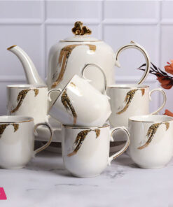 Tea Set With Kettle &Amp; Tray - 6 Cups 10 Tea Set With Kettle &Amp; Tray - 6 Cups - Image 2