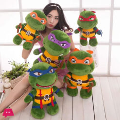 Teenage Mutant Ninja Turtles Plush Toy Tmnt Cartoon Donatello Mikey Raffaele Leonardo Figure Stuff Kids Gifts - 45Cm
