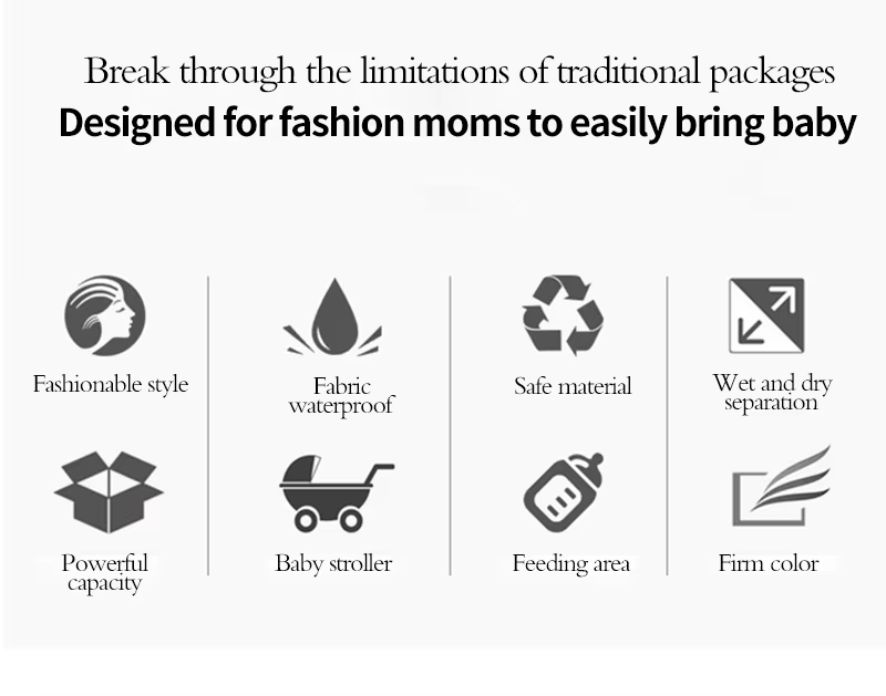 Umaubaby Pre-Design Baby Diaper Bag Waterproof Maternity Bag For Stroller Nappy Bag Large Capacity Multifunction Mummy Bags New - Aliexpress 1501