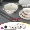 Xelant Melamine Double Glaze Dinner Set Of 77