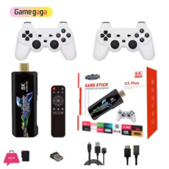 Yo X3 Plus Game Stick 4K 64GB 30000 Classic Games HD Dual TV Android System Retro Video Gaming Console Portable Game TV Stick