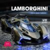 1:22 Lambos Vision Gran Turismo V12 Gt Alloy Model Diecast Sound Super Racing Lifting Tail Hot Car Wheel For Children Gifts