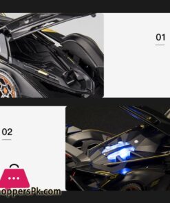 1:22 Lambos Vision Gran Turismo V12 Gt Alloy Model Diecast Sound Super Racing Lifting Tail Hot Car Wheel For Children Gifts - Image 3