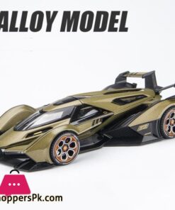 1:22 Lambos Vision Gran Turismo V12 Gt Alloy Model Diecast Sound Super Racing Lifting Tail Hot Car Wheel For Children Gifts - Image 5