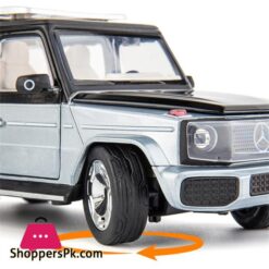 1:24 Eqg G65 G63 New Energy Car Model Diecasts Alloy Metal Toy Off-Road Vehicles Car Model Simulation Sound And Light Kids Gifts
