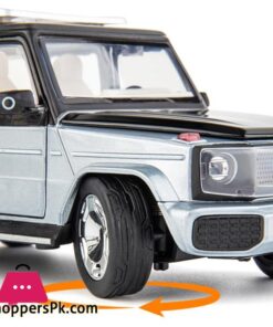 1:24 Eqg G65 G63 New Energy Car Model Diecasts Alloy Metal Toy Off-Road Vehicles Car Model Simulation Sound And Light Kids Gifts - Image 3
