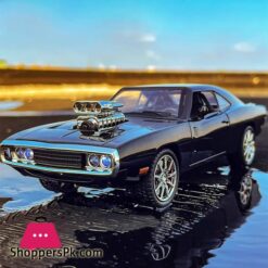 124 Scale Dodge Charger 1970 Muscle Car Diecast Model Fast Furious Dominic Toretto Black