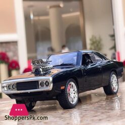 124 Scale Dodge Charger 1970 Muscle Car Diecast Model Fast Furious Dominic Toretto Black