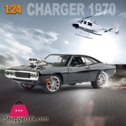 124 Scale Dodge Charger 1970 Muscle Car Diecast Model Fast Furious Dominic Toretto Black