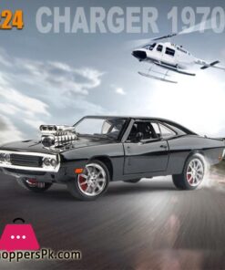 124 Scale Dodge Charger 1970 Muscle Car Diecast Model Fast Furious Dominic Toretto Black