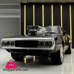 124 Scale Dodge Charger 1970 Muscle Car Diecast Model Fast Furious Dominic Toretto Black