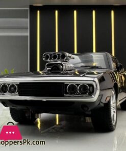 124 Scale Dodge Charger 1970 Muscle Car Diecast Model Fast Furious Dominic Toretto Black