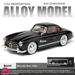 1:24 Benzs 300Sl Track Version Alloy Sports Car Model Diecast Car Model Sound And Light