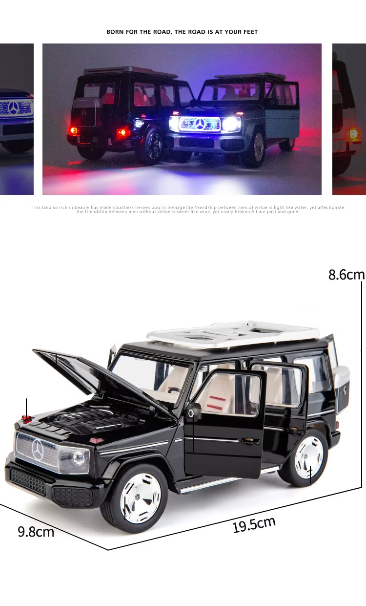 1:24 Eqg G65 G63 New Energy Car Model Diecasts Alloy Metal Toy Off-Road Vehicles Car Model Simulation Sound And Light Kids Gifts 15 1:24 Eqg G65 G63 New Energy Car Model Diecasts Alloy Metal Toy Off-Road Vehicles Car Model Simulation Sound And Light Kids Gifts