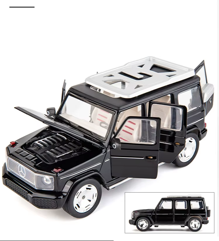 1:24 Eqg G65 G63 New Energy Car Model Diecasts Alloy Metal Toy Off-Road Vehicles Car Model Simulation Sound And Light Kids Gifts 25 1:24 Eqg G65 G63 New Energy Car Model Diecasts Alloy Metal Toy Off-Road Vehicles Car Model Simulation Sound And Light Kids Gifts