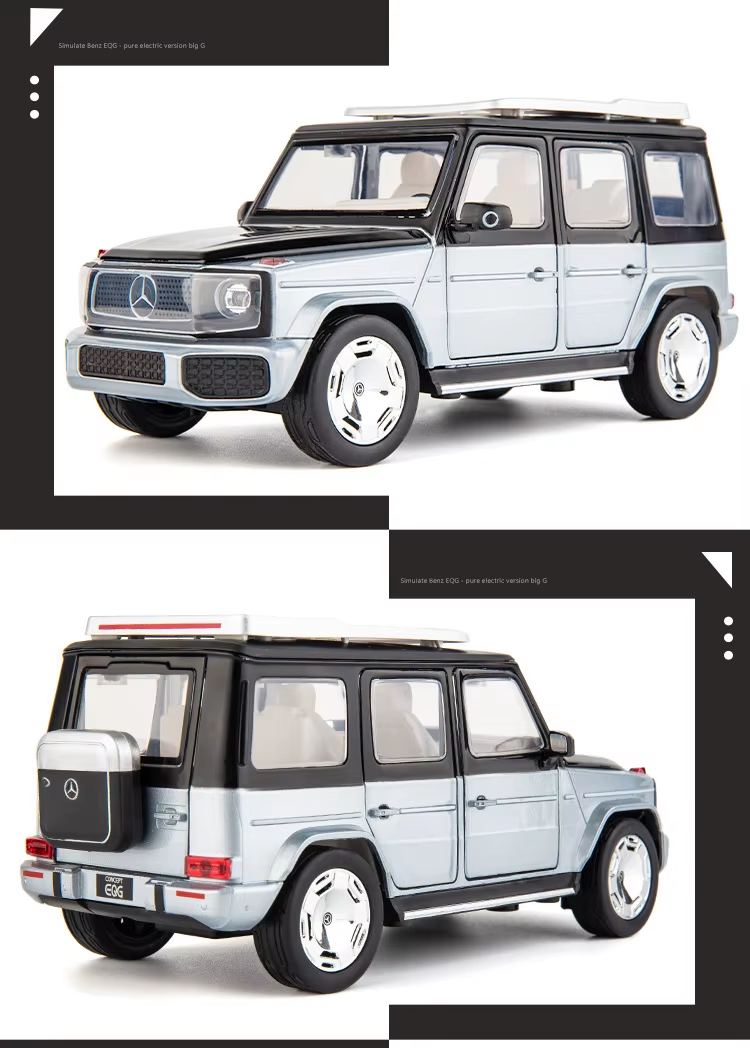 1:24 Eqg G65 G63 New Energy Car Model Diecasts Alloy Metal Toy Off-Road Vehicles Car Model Simulation Sound And Light Kids Gifts 26 1:24 Eqg G65 G63 New Energy Car Model Diecasts Alloy Metal Toy Off-Road Vehicles Car Model Simulation Sound And Light Kids Gifts