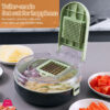 13 In 1 Onion Chopper Vegetable Chopper With Container Multifunctional