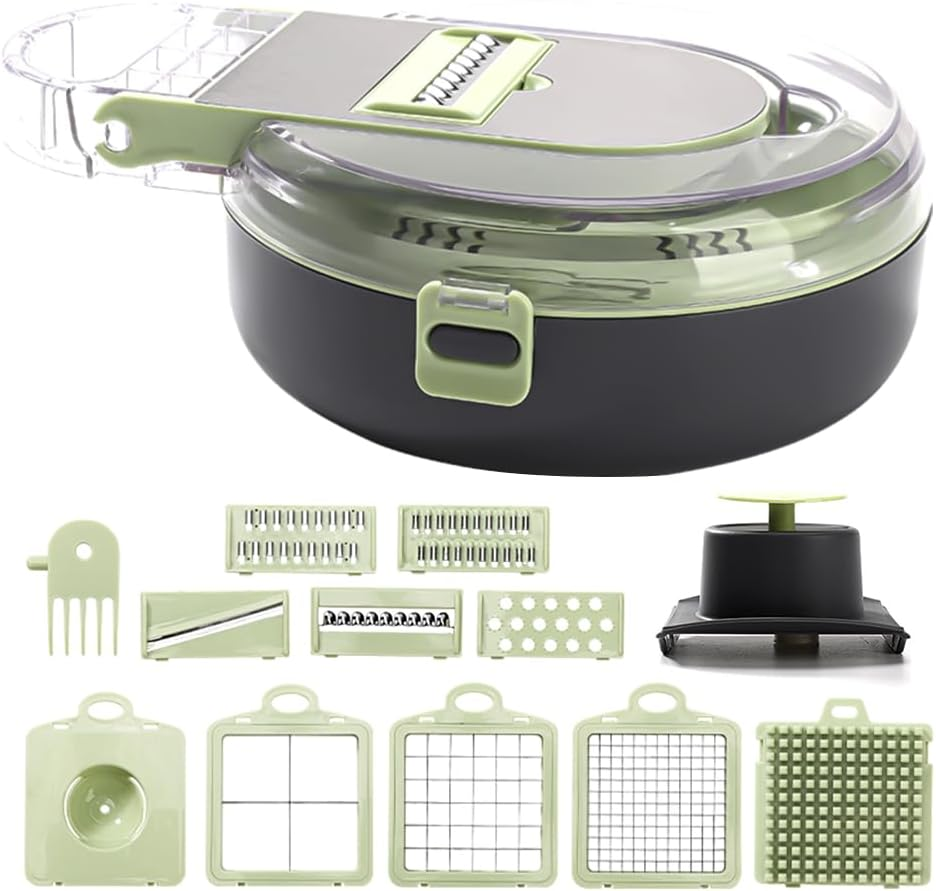 13 In 1 Onion Chopper Vegetable Chopper With Container Multifunctional