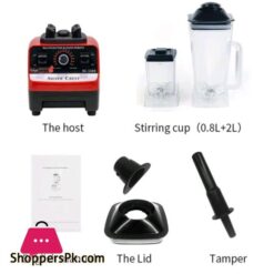 2 In 1 Heavy Duty Commercial Kitchen Household Fresh Fruit Juicer Electrical Smoothie Mixer Blender