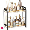 2-Tier Shelf Organizer Rack for Bathroom Bedroom Office Kitchen