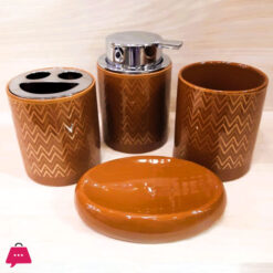4-Piece Ceramic Bathroom Set